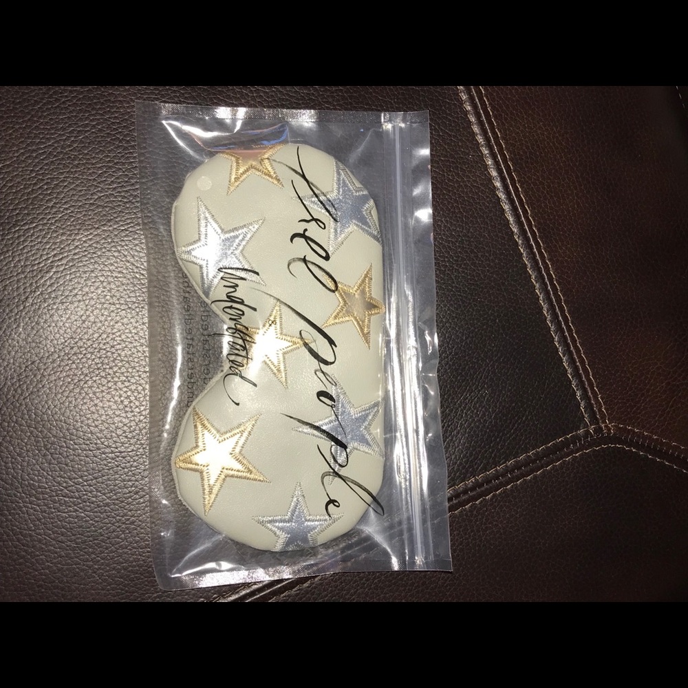 NWOT - Free People leather eye mask